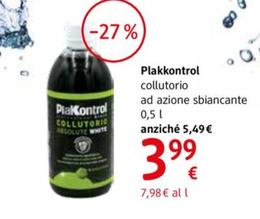 Offerta per Plakkontrol - Collutorio a 3,99€ in dm
