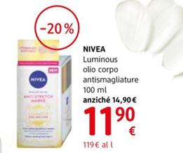 Offerta per Nivea - Luminous Olio Corpo a 11,9€ in dm