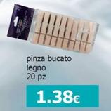 Offerta per Pinza Bucato Legno a 1,38€ in Tigotà