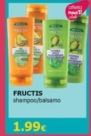 Offerta per Garnier - Fructis Shampoo/Balsamo a 1,99€ in Tigotà