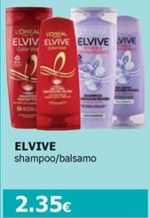 Offerta per L'oreal - Elvive Shampoo/Balsamo a 2,35€ in Tigotà