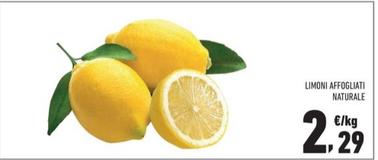 Offerta per Limoni a 2,29€ in Spesa Facile