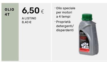 Offerta per Olio 4 T a 6,5€ in Efco