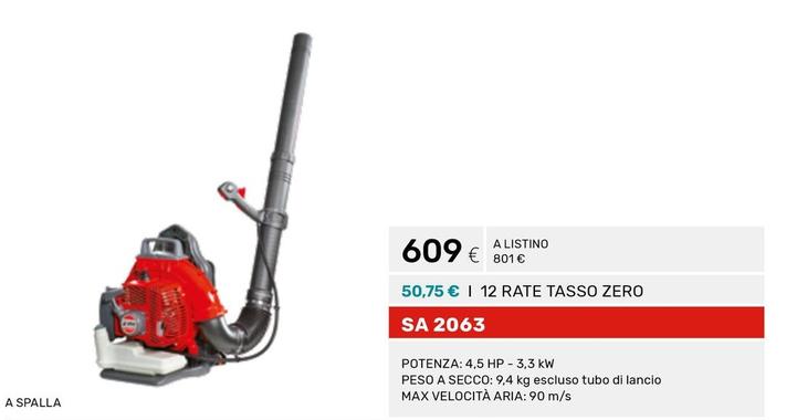 Offerta per SA 2063 a 609€ in Efco