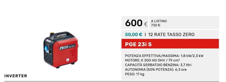 Offerta per PGE 23i S a 600€ in Efco