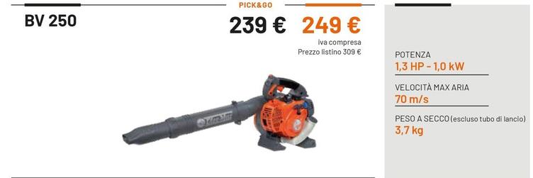 Offerta per BV 250 a 249€ in Oleo-Mac