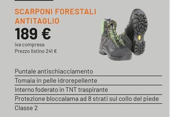 Offerta per Scarponi Forestali Antitaglio a 189€ in Oleo-Mac