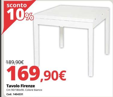 Offerta per Tavolo Firenze a 169,9€ in Bricoio