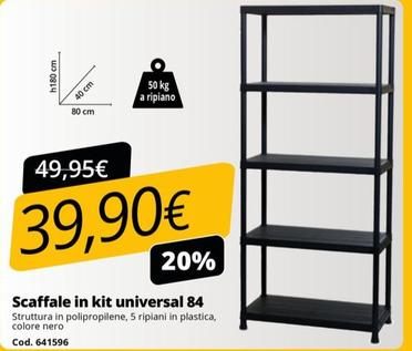 Offerta per Scaffale In Kit Universal 84 a 39,9€ in Bricoio