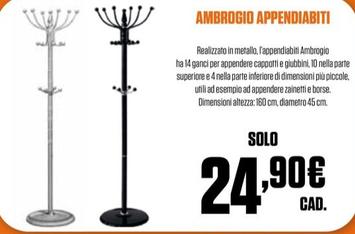 Offerta per Ambrogio Appendiabiti a 24,9€ in Bricoio
