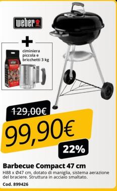 Offerta per Barbecue Compact 47 Cm a 99,9€ in Bricoio