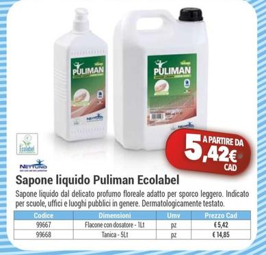 Offerta per Sapone liquido a 5,42€ in Sforazzini