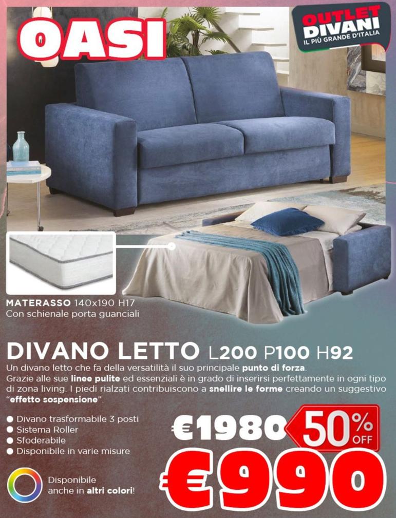 Offerta per Divani a 990€ in Outlet divani
