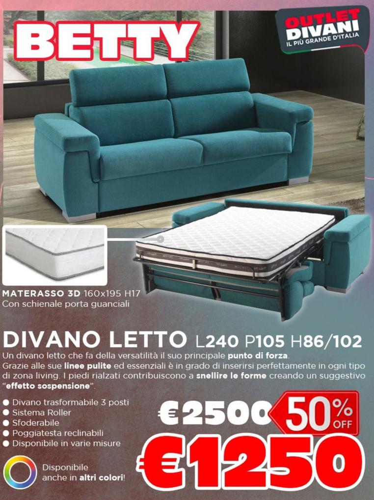 Offerta per  a 1250€ in Outlet divani