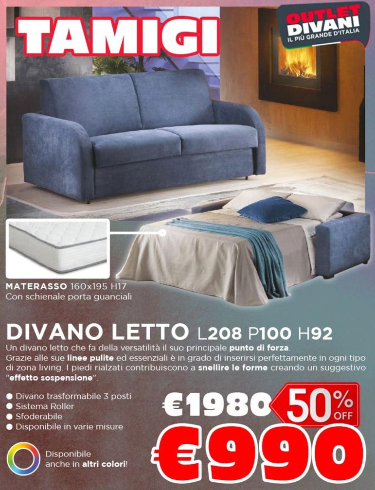 Offerta per Divani a 990€ in Outlet divani