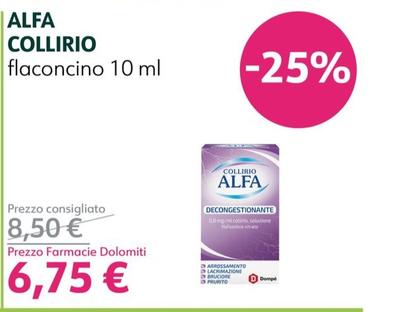 Offerta per Farmacia a 6,75€ in Farmacie Dolomiti