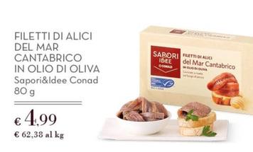 Offerta per  Cantabrico - Filetti Di Alici Del Marin Olio Di Oliva  a 4,99€ in Conad