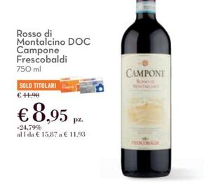 Offerta per Frescobaldi - Rosso Di Montalcino DOC Campone a 8,95€ in Conad City