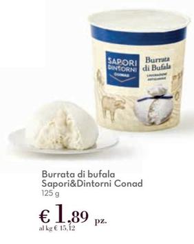 Offerta per Conad - Burrata Di Bufala Sapori&Dintorni a 1,89€ in Conad City