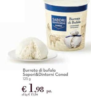 Offerta per Conad - Burrata Di Bufala Sapori&Dintorni a 1,98€ in Conad City