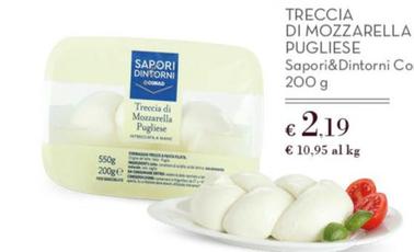 Offerta per  Conad - Treccia Di Mozzarella Pugliese Sapori&Dintorni  a 2,19€ in Spazio Conad