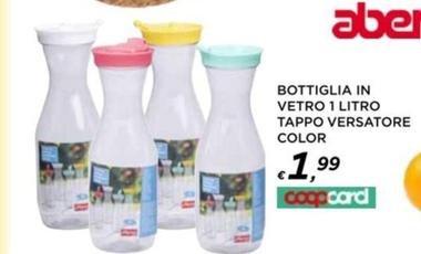 Offerta per Abert - Bottiglia In Vetro 1 Litro Tappo Versatore Color a 1,99€ in Ipercoop