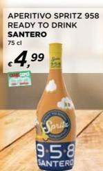 Offerta per Santero - Aperitivo Spritz 958 Ready To Drink a 4,99€ in Ipercoop