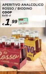 Offerta per Coop - Aperitivo Analcolico Rosso / Biodino a 1,99€ in Ipercoop