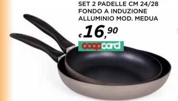 Offerta per Set 2 Padelle Cm 24/28 Fondo A Induzione Alluminio Mod. Medua a 16,9€ in Ipercoop