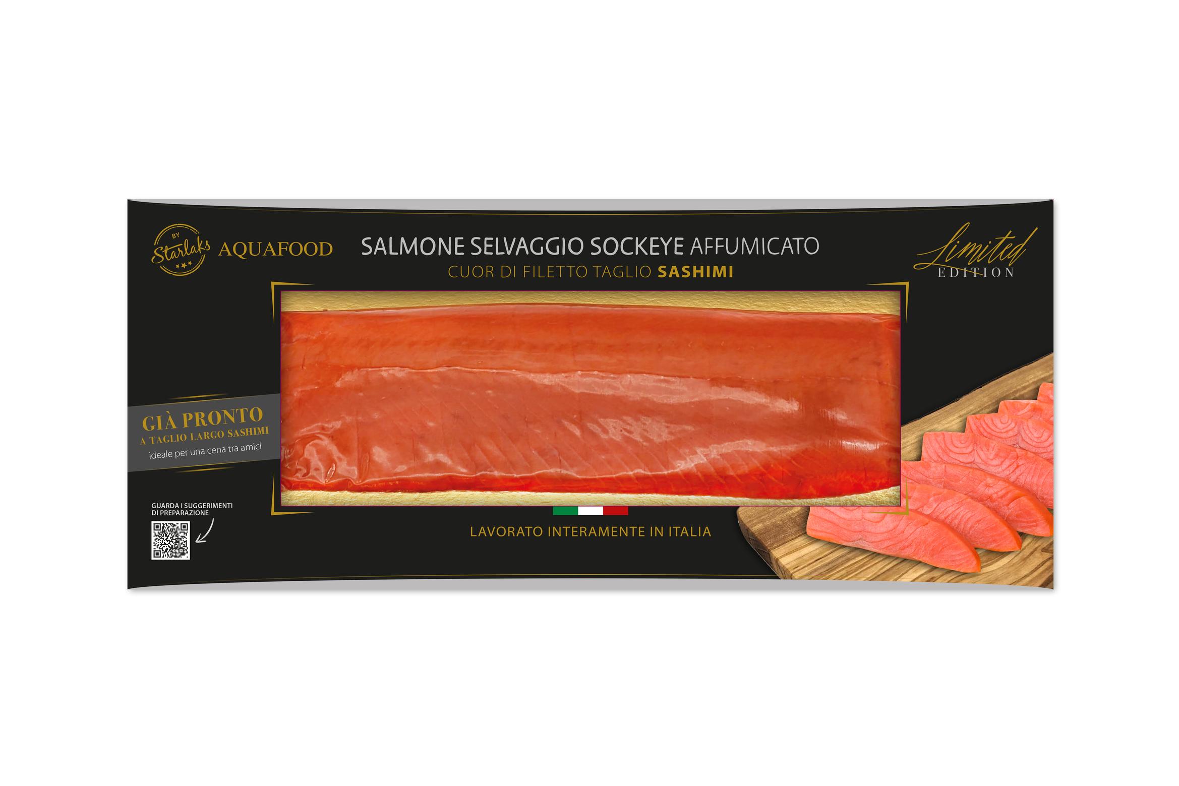 Offerta per Salmone rosso affumicato Sockeye sashimi 350 g a 19,95€ in Sapore di Mare