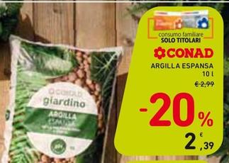 Offerta per Conad - Argilla Espansa a 2,39€ in Spazio Conad