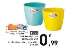 Offerta per Stefanplast - Coprivaso Lux a 0,99€ in Spazio Conad