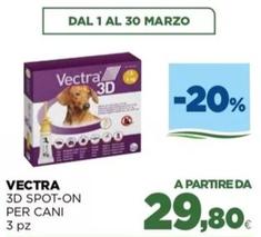 Offerta per Vectra - 3d Spot-on Per Cani a 29,8€ in Isola dei Tesori