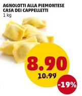 Offerta per Casa Dei Cappelletti - Agnolotti Alla Piemonte a 8,9€ in PENNY