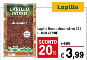 Offerta per Il Mio Verde - Lapillo Rosso Decorativo a 3,99€ in Iper La grande i