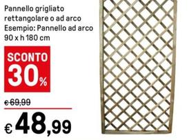 Offerta per Pannello Grigliato Rettangolare O Ad Arco a 48,99€ in Iper La grande i