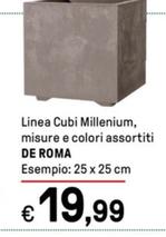 Offerta per Linea Cubi Millenium, Misure E Colori Assortiti De Roma a 19,99€ in Iper La grande i