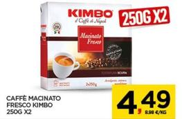 Offerta per Kimbo - Caffè Macinato Fresco a 4,49€ in Interspar