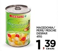 Offerta per Despar - Macedonia/Pere/Pesche a 1,39€ in Interspar