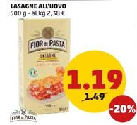 Offerta per Fior Di Pasta - Lasagne All'Uovo a 1,19€ in PENNY