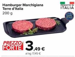 Offerta per Terre D'italia - Hamburger Marchigiana a 3,49€ in Carrefour Express
