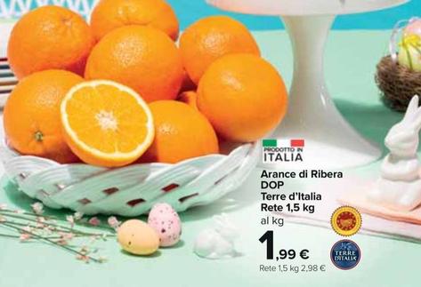 Offerta per Terre D'italia - Arance Di Ribera DOP a 1,99€ in Carrefour Express