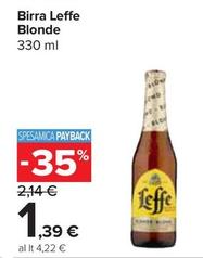 Offerta per Leffe - Birra Blonde a 1,39€ in Carrefour Express