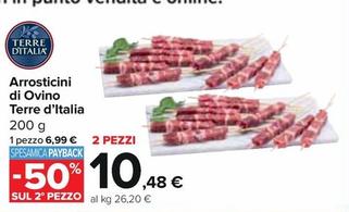 Offerta per Terre D'italia - Arrosticini Di Ovino a 6,99€ in Carrefour Express