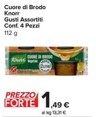 Offerta per Knorr - Cuore Di Brodo a 1,49€ in Carrefour Express