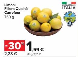 Offerta per Carrefour - Limoni Filiera Qualità a 1,59€ in Carrefour Express