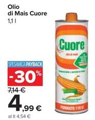 Offerta per Cuore - Olio Di Mais a 4,99€ in Carrefour Express