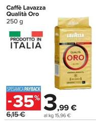 Offerta per Lavazza - Caffè Qualità Oro a 3,99€ in Carrefour Express