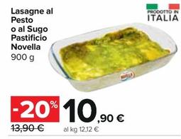 Offerta per Pastificio Novella - Lasagne Al Pesto O Al Sugo a 10,9€ in Carrefour Express