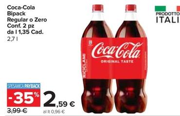 Offerta per Coca Cola - Bipack Regular O Zero a 2,59€ in Carrefour Express